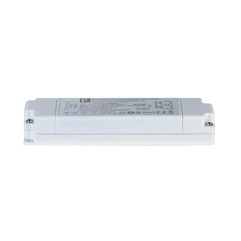 VDE Flat Elektroniktrafo 35-105W 12V 105VA Weiß