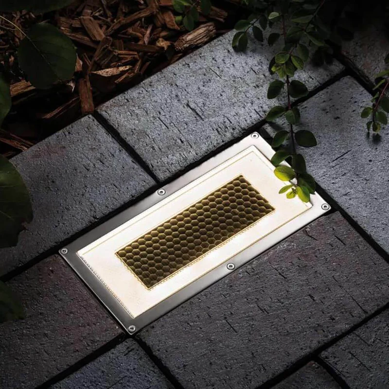 LED Solar Bodeeinbaulampe Box IP67 Edelstahl