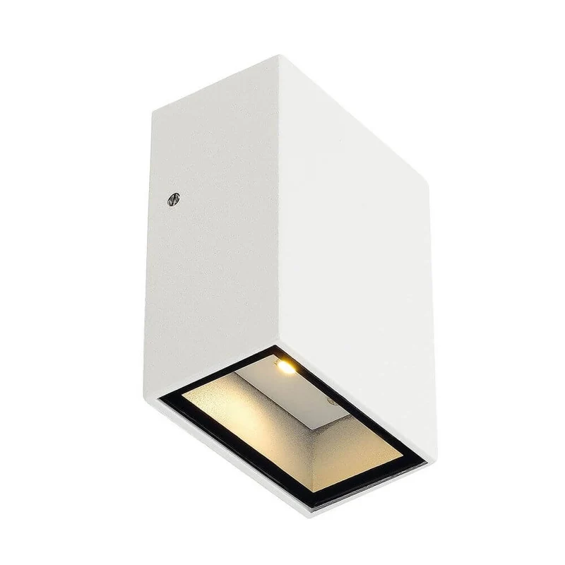 Quad 1 Wandleuchte eckig weiß LED 1x3W 3000K