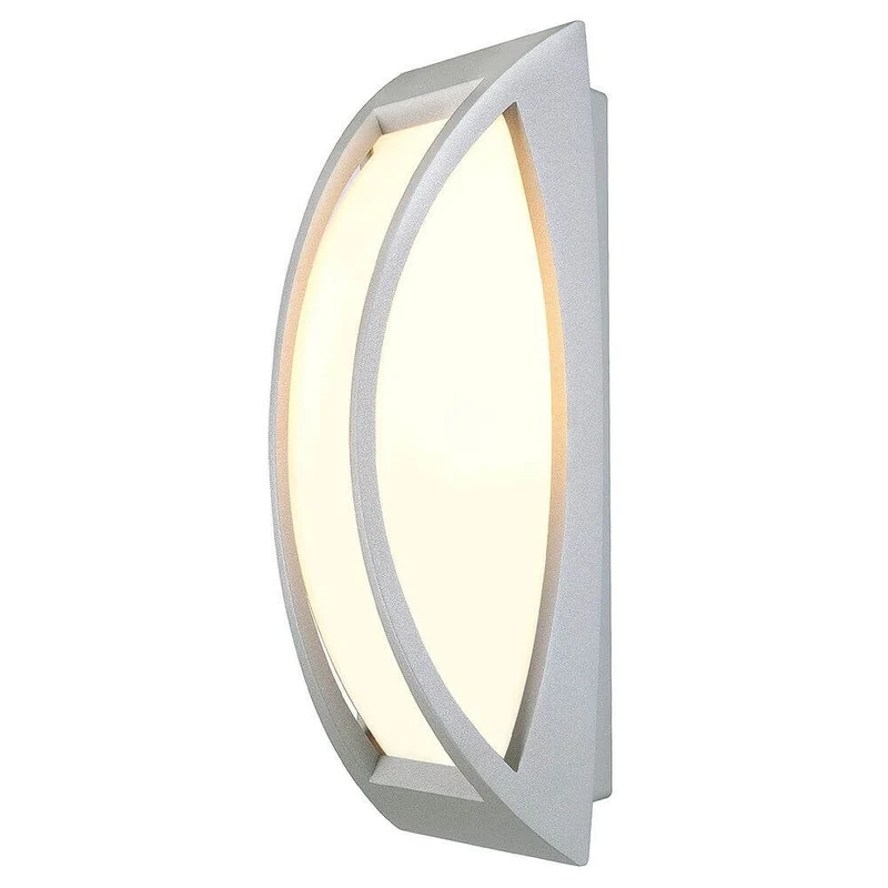 Meridian 2 Wandleuchte silbergrau E27 ESL max. 25W IP54