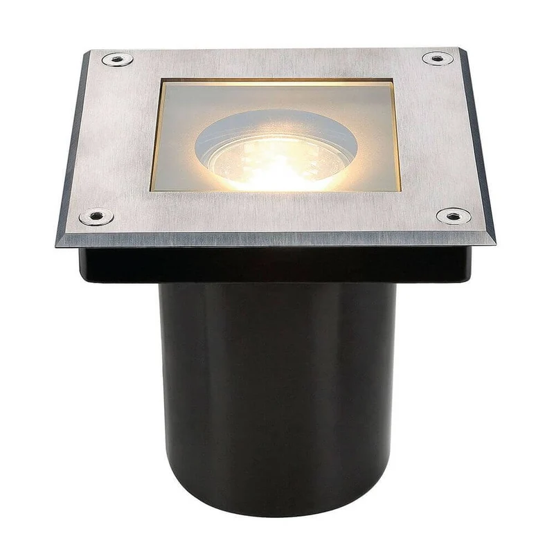 Dasar Square GU10 Bodeneinbaustrahler Edelstahl max. 35W IP67