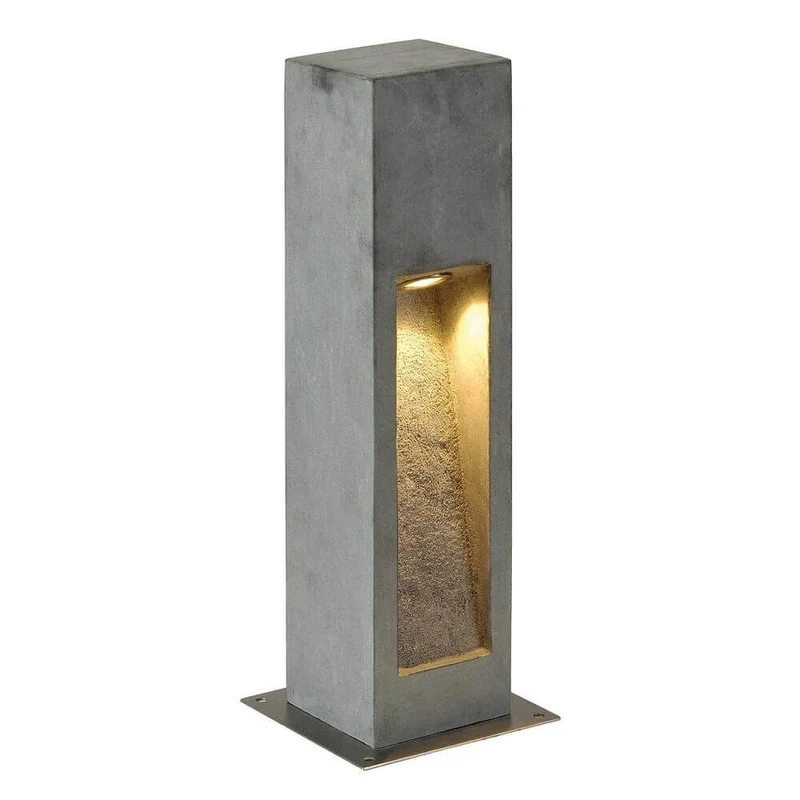 LED Standleuchte Arrock Stone aus Naturstein 50cm 3000K