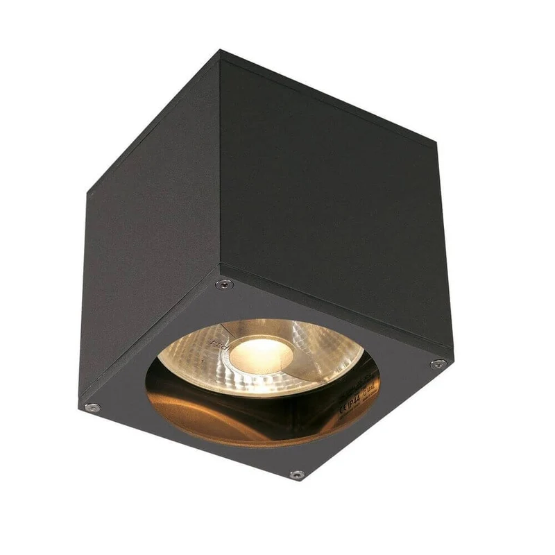 BIG THEO WALL OUT Wandleuchte eckig anthrazit ES111 max. 75W