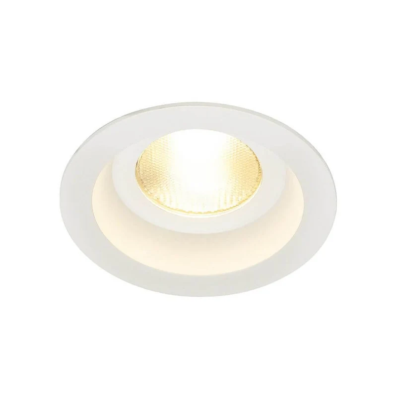 Contone LED Downlight Weiß rund Warmweiß IP44