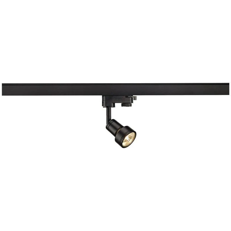 PURI Lampenkopf Schwarz GU10 max. 50W inkl. 3P.-Adapter