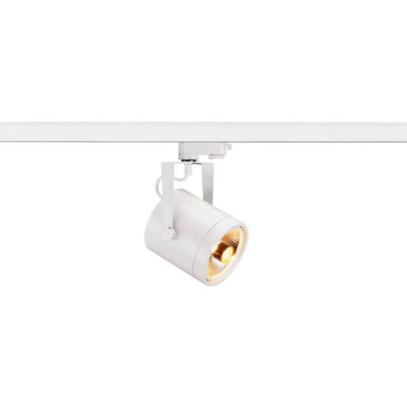 EuroSpot ES111 Strahler GU10 max. 75W inkl. 3P.-Adapter rund Weiß