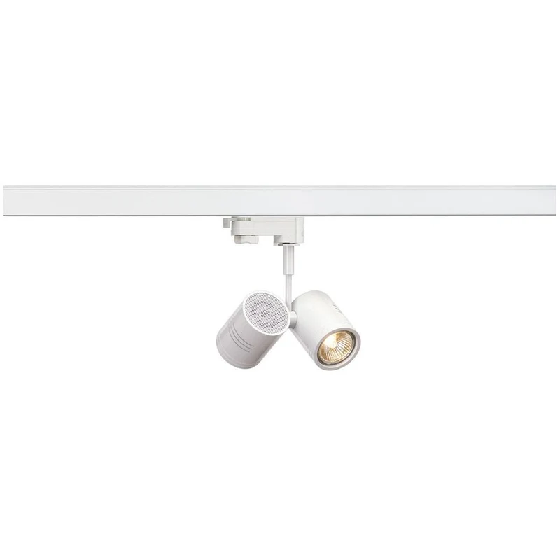 BIMA II Leuchtenkopf Weiß 2xGU10 max. 50W inkl. 3P.-Adapter