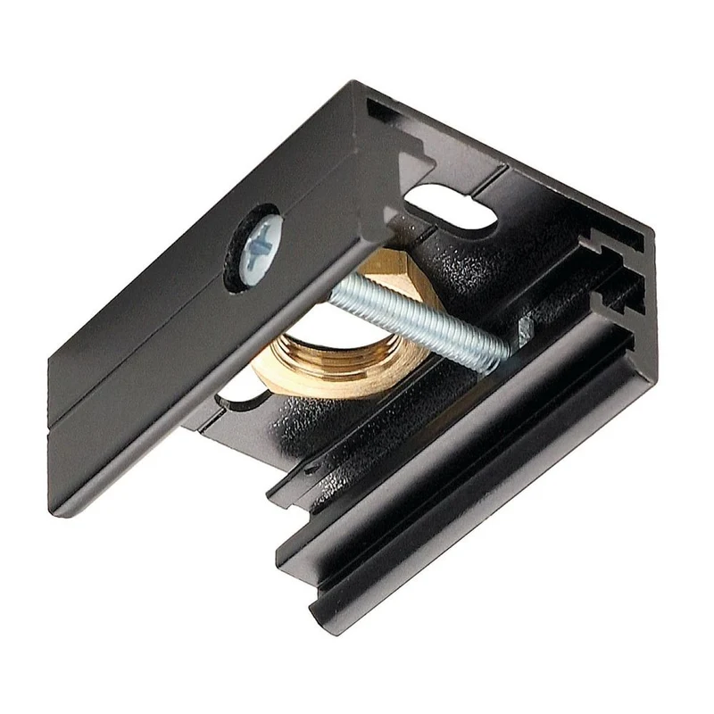 Eutrac Pendelclip für 3-Phasenstromschiene Schwarz
