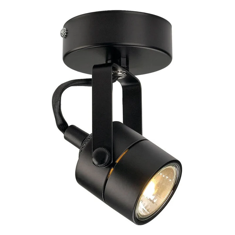Spot 79 230V Wand- und Deckenleuchte schwarz GU10 max. 50W