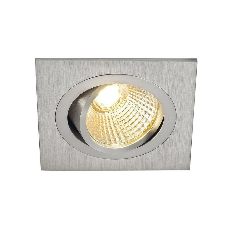 New Tria LED Downlight Square 6W Alu-Gebürstet 2700K