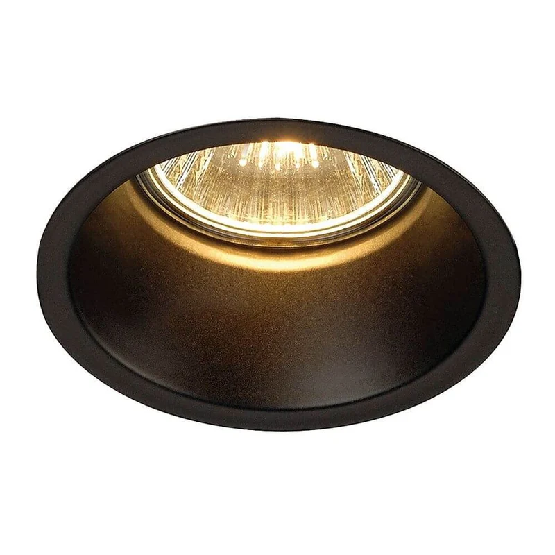 Horn GU10 Downlight rund Schwarz max. 50W