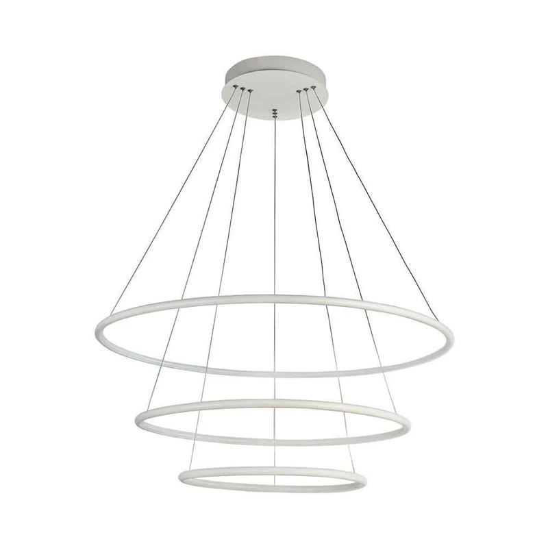 Nola LED Hängeleuchte 3-Ringe