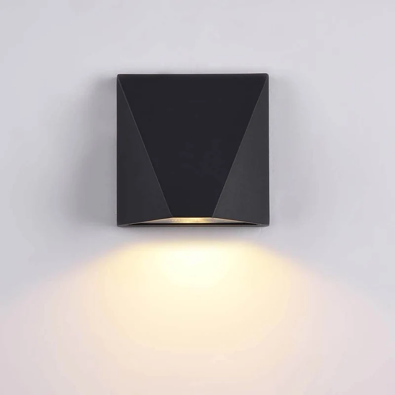 Beekman LED Außenwandleuchte Schwarz IP54
