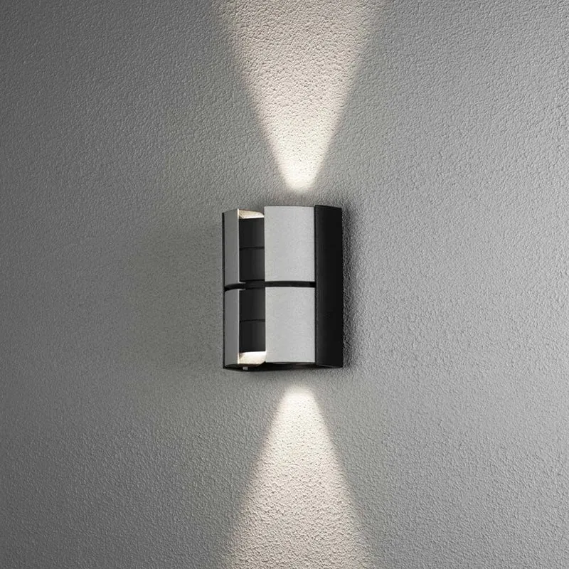 Vidar LED Wandleuchte Silber