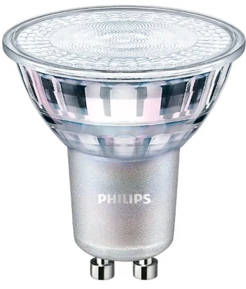 Philips led philips - master value led spot gu10 par16 3.7w 365lm 36d - 930 warm wit | beste kleurweergave - dimbaar - vervangt 50w