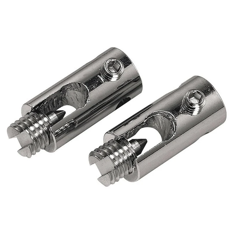 Einspeiser für NV-Seilsystem chrom 2 Stk. max. 25A