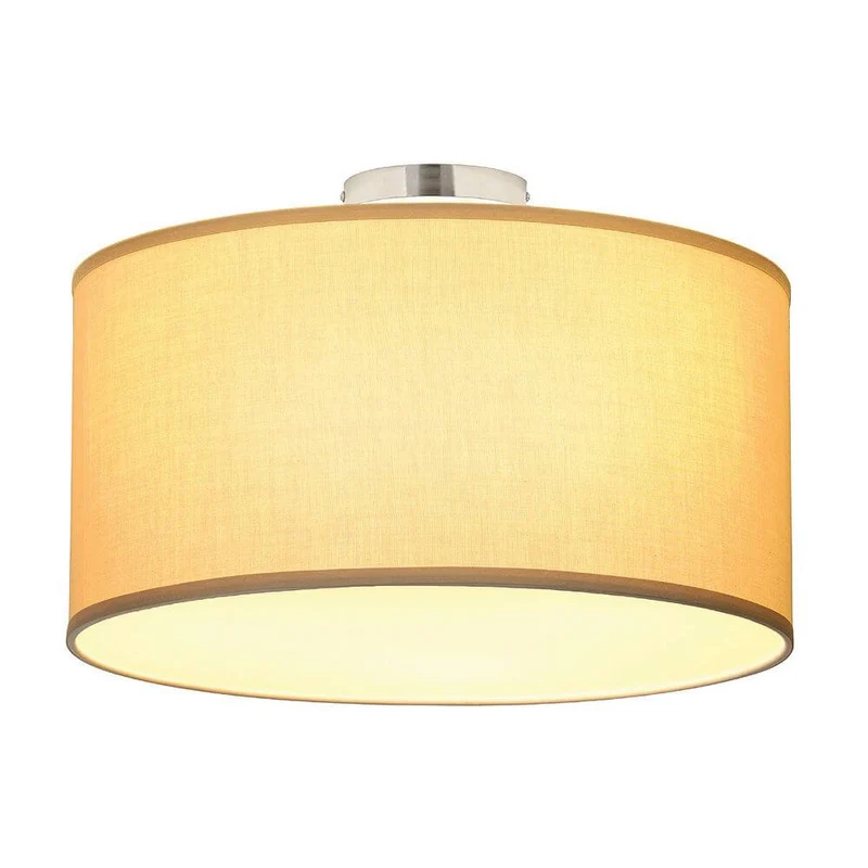 Soprana Deckenleuchte CL-1 rund beiges Textil E27 max. 3x60W