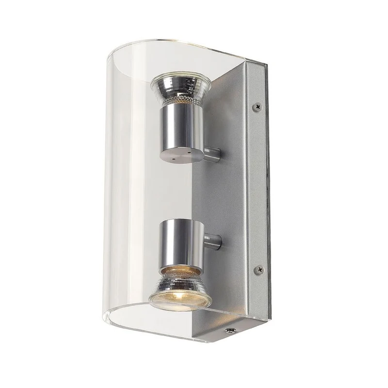 Retrosix GU10 Wall Up-Down Wandleuchte klar GU10 max 2x50W