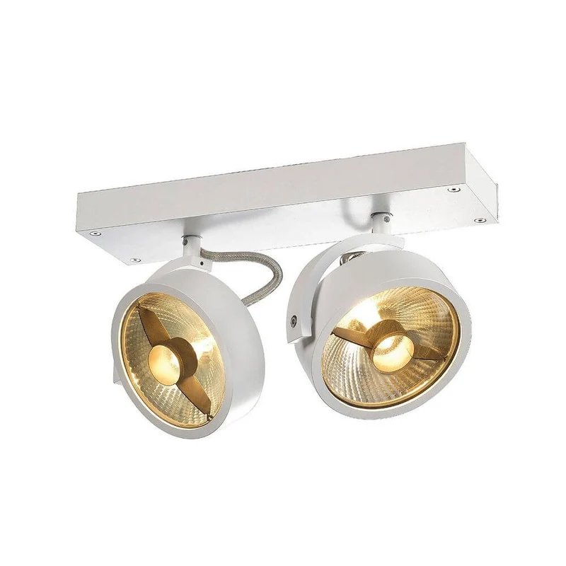 Kalu 2 QPAR Deckenleuchte Weiß ES111 max. 2x75W
