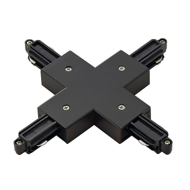 X-Verbinder für 1-Phasen HV-Stromschiene Aufbauversion schwarz