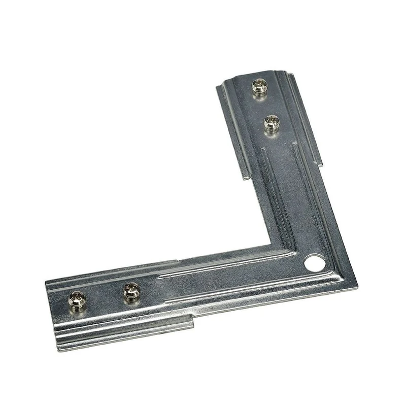 Stabilisator Eckverbinder lang für 1-Ph. HV-Schiene Nickel-Matt