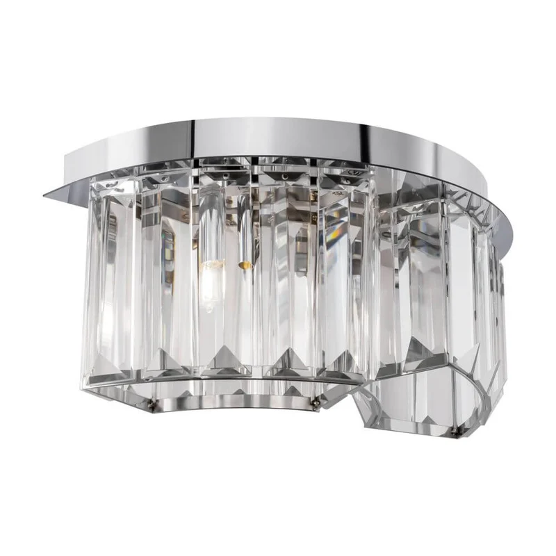 Glas Wandlampe Colline 2-flammig