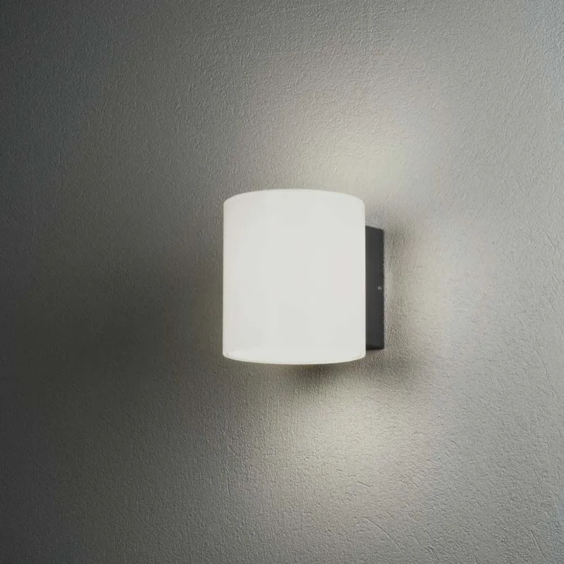 Foggia LED Außen Wandleuchte Glas