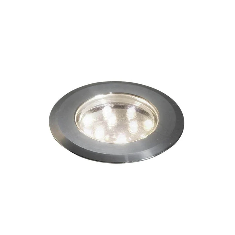Mini LED Einbaustrahler 3er-Set IP44 Edelstahl