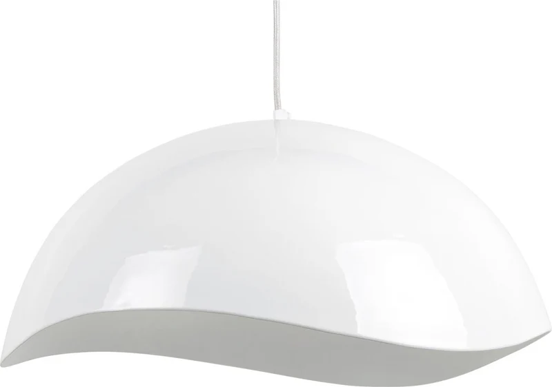 Leitmotiv hanglamp waved - wit - ø50cm - scandinavisch - hanglampen eetkamer, slaapkamer, woonkamer