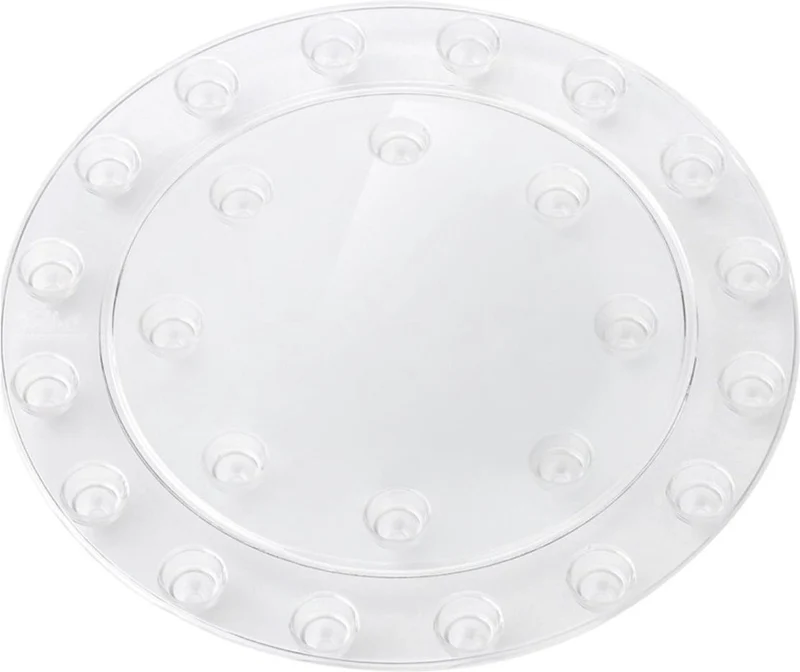 Elho floorprotector rond 21 - accessoires voor binnen - ø 21.0 x h 1.5 cm - transparant transparant