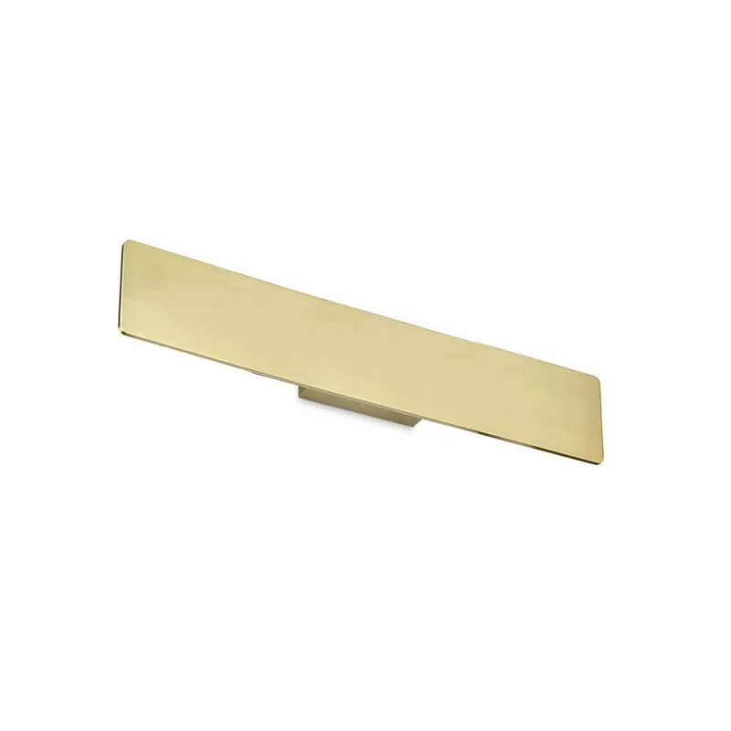 Zig Zag LED Wandlampe Metall Messing
