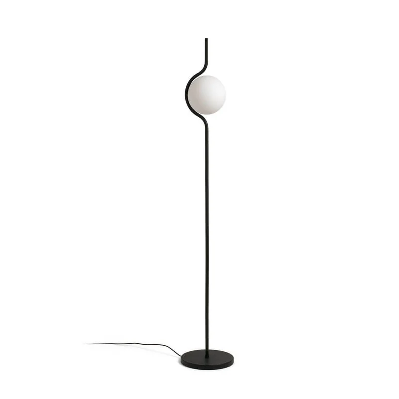Le Vita LED Stehlampe 118cm mit Touch-Dimmer Schwarz
