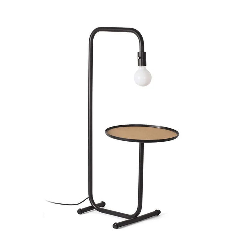 Guest Tisch- & Stehlampe mit Ablage Schwarz
