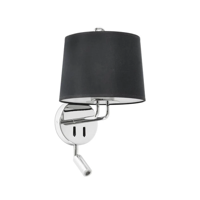 Montreal Wandleuchte mit LED-Lesearm (ohne Schirm)