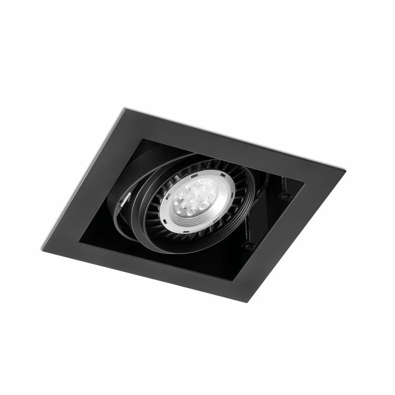 Einbaustrahler Gingko QR111 Schwarz