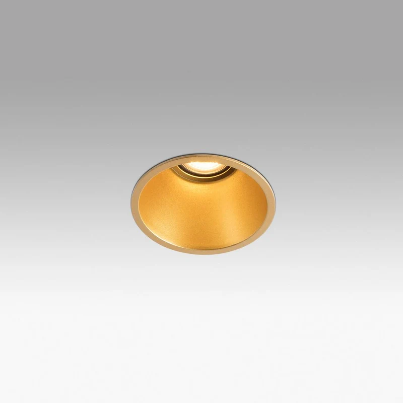 Einbaulampe Fresh IP44 GU10 230V Goldfarben