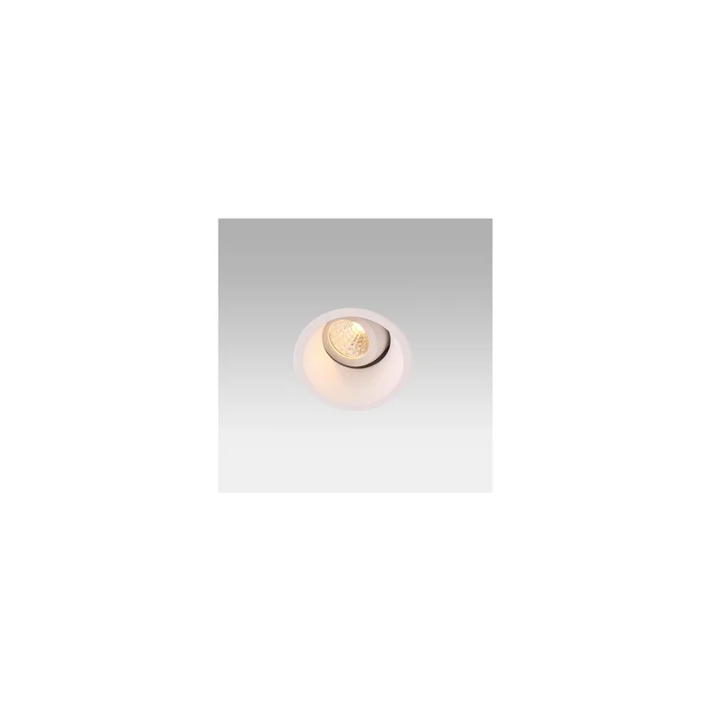 Rahmenloser LED Einbauleuchte Fox Dimmbar 2700K 25º Weiß
