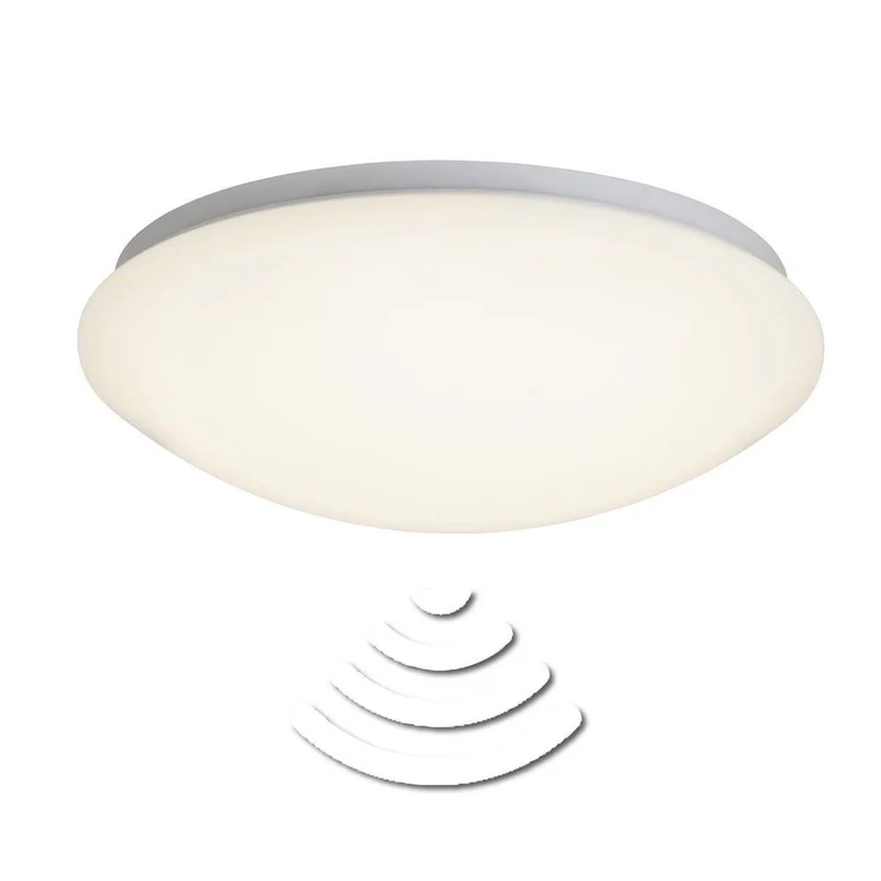 Brilliant fakir - plafondlamp met sensor - wit