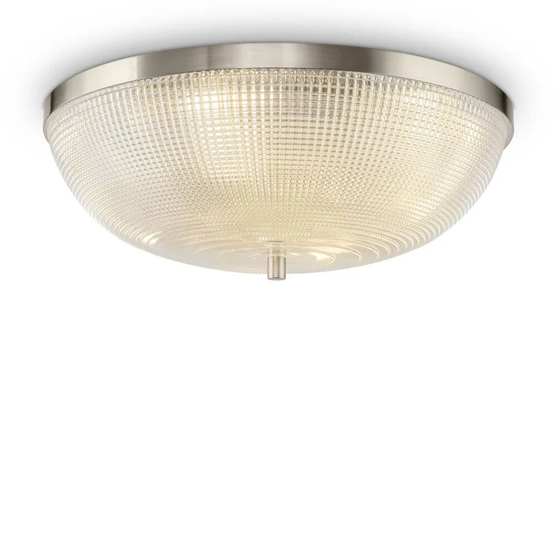 Coupe Deckenlampe mit strukturiertem Glas