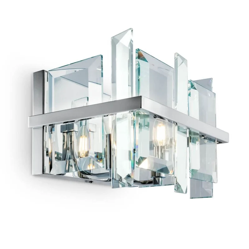 Cerezo Glas-Wandleuchte 2-flammig