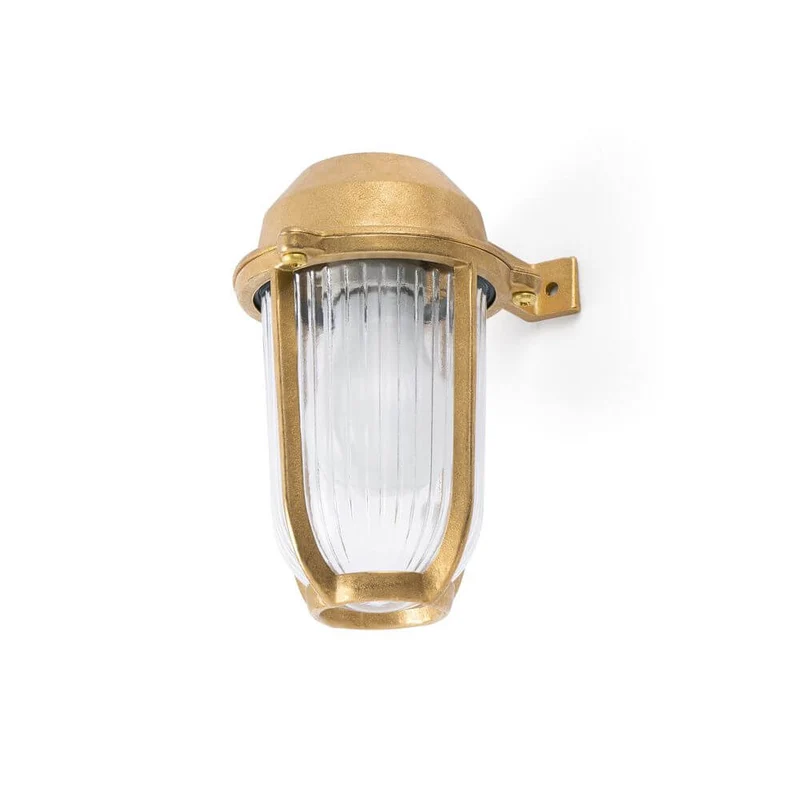 Außenwandleuchte BORDA IP44 Messing maritim Küstenlampe