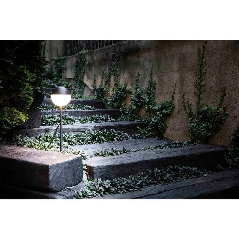 LED Wegelampe mit Erdspieß PICCOLA 2700K IP65 Schwarz