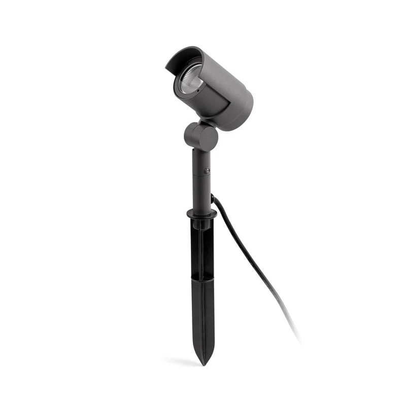 LED Spießleuchte FOC-21 3000K IP65 Dunkelgrau