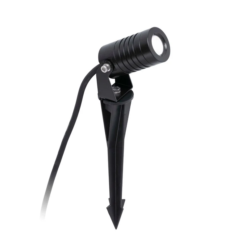 LED Spießstrahler BALDER 3000K IP67 Schwarz