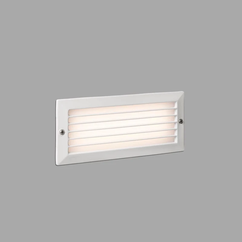 LED Wandeinbaulampe STRIPE-1 3000K IP54 Weiß