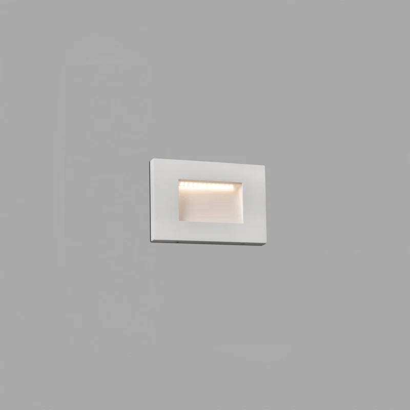 LED Wandeinbaulampe SPARK-1 3000K IP65 Weiß