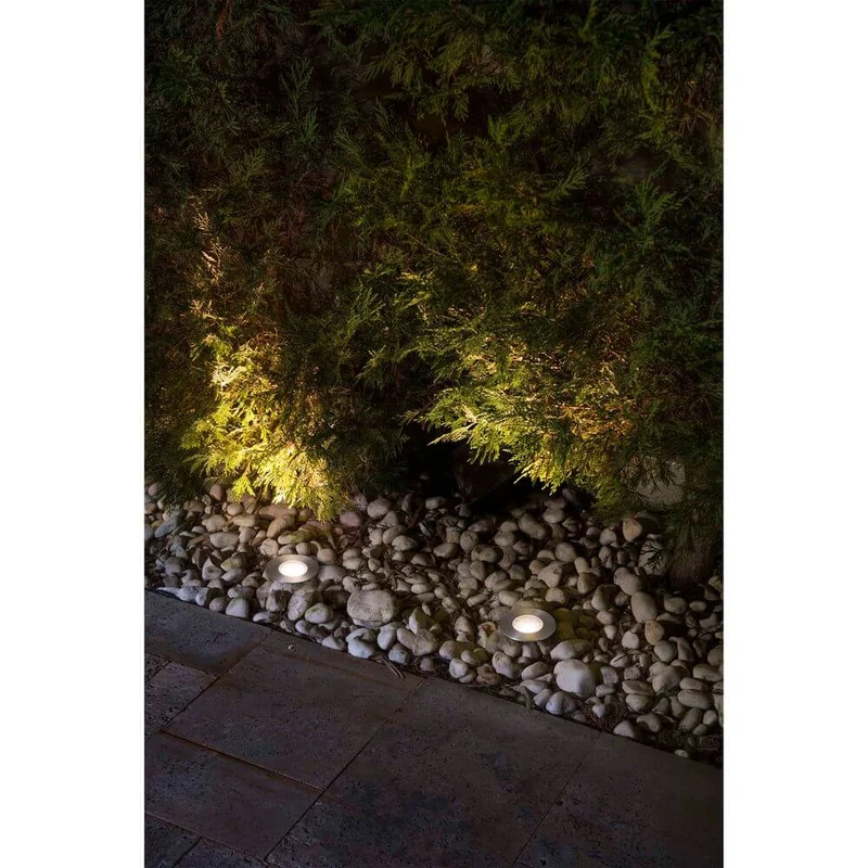 LED Einbaulampe GRUND 36° 3000K IP67 Nickel-Matt