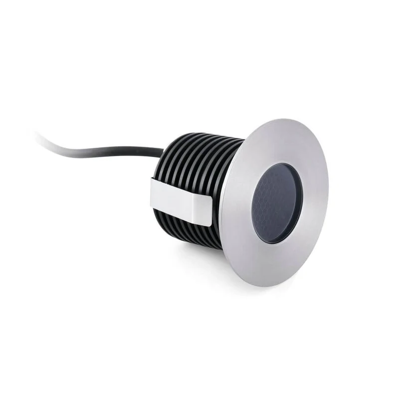 LED Einbauleuchte GRUND 36° 3000K IP67 Nickel-Matt