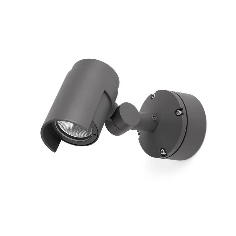LED Wand-Außenstrahler FOC-1 3000K IP65 Dunkelgrau