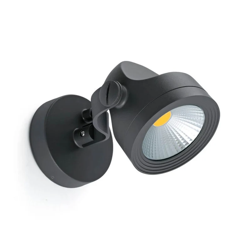 LED Außenwandspot ALFA 3000K IP65 Dunkelgrau